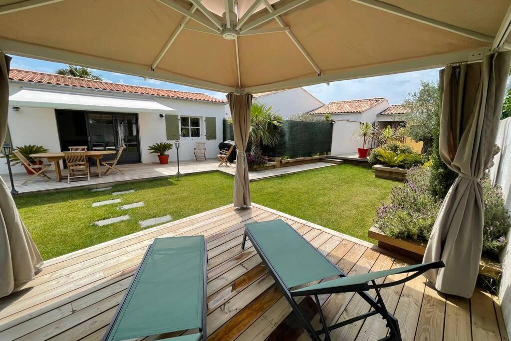 L'Oiseliere ------- Nul Part Ailleurs Villa Loix Exterior foto